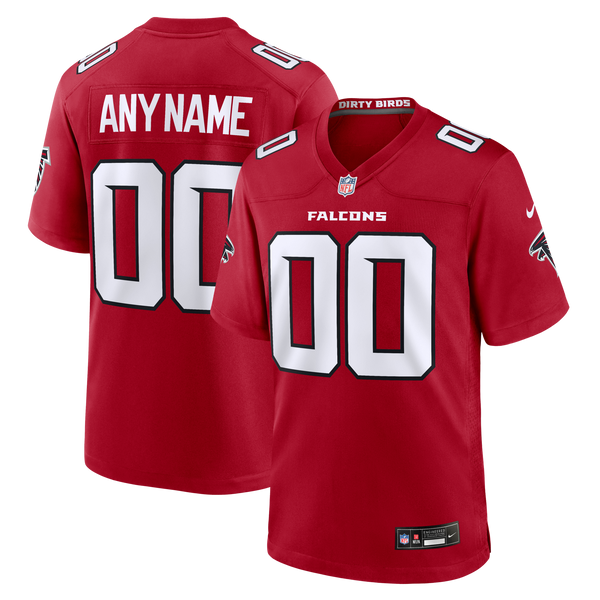 Atlanta Falcons Nike Red Custom Game Jersey
