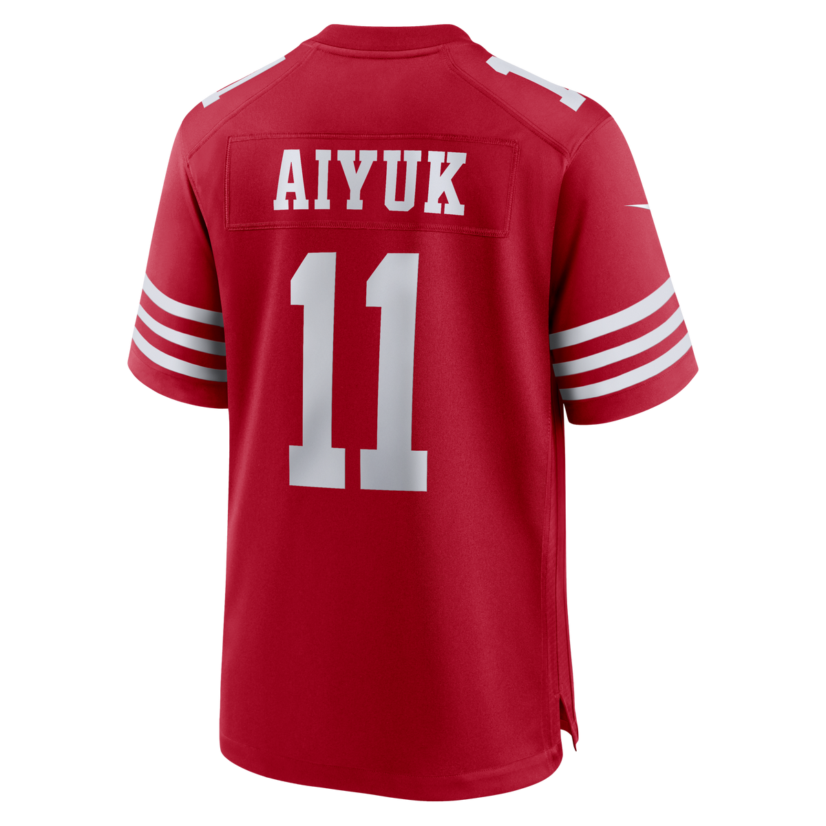 San Francisco 49ers Brandon Aiyuk Scarlet Game Player Jersey