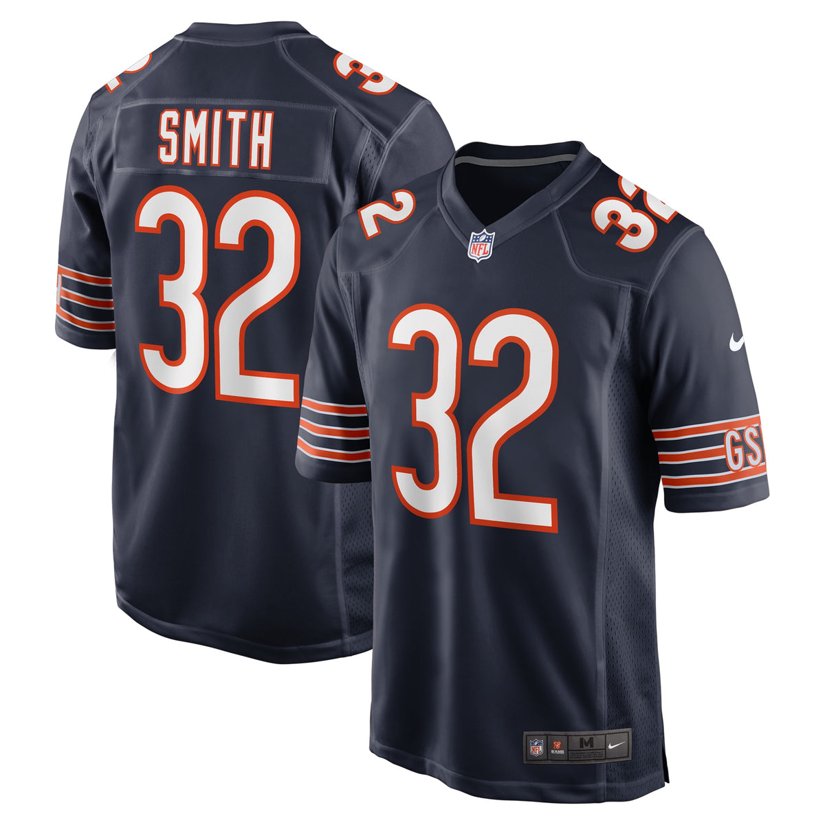 Chicago Bears Terell Smith Navy Game Jersey
