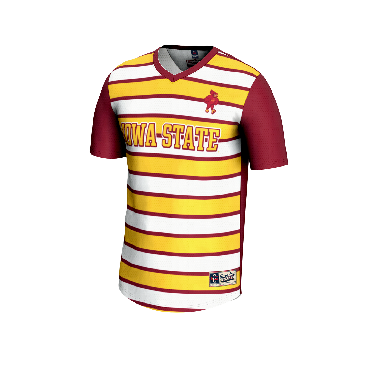 GameDay Greats #25 Cardinal Iowa State Cyclones Lightweight Soccer Fashion Jersey