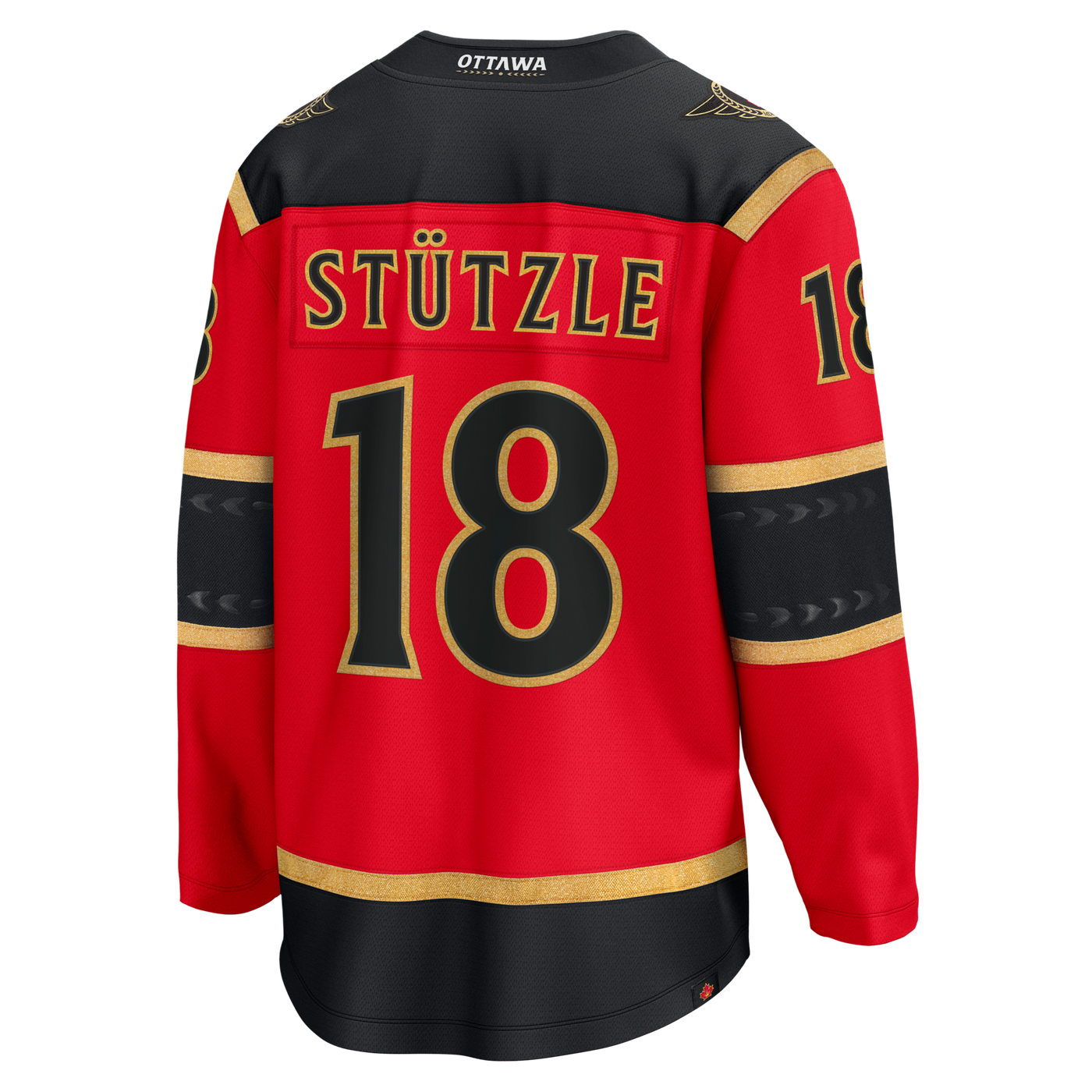 Ottawa Senators Tim Stutzle Fanatics Red Alternate Breakaway Jersey