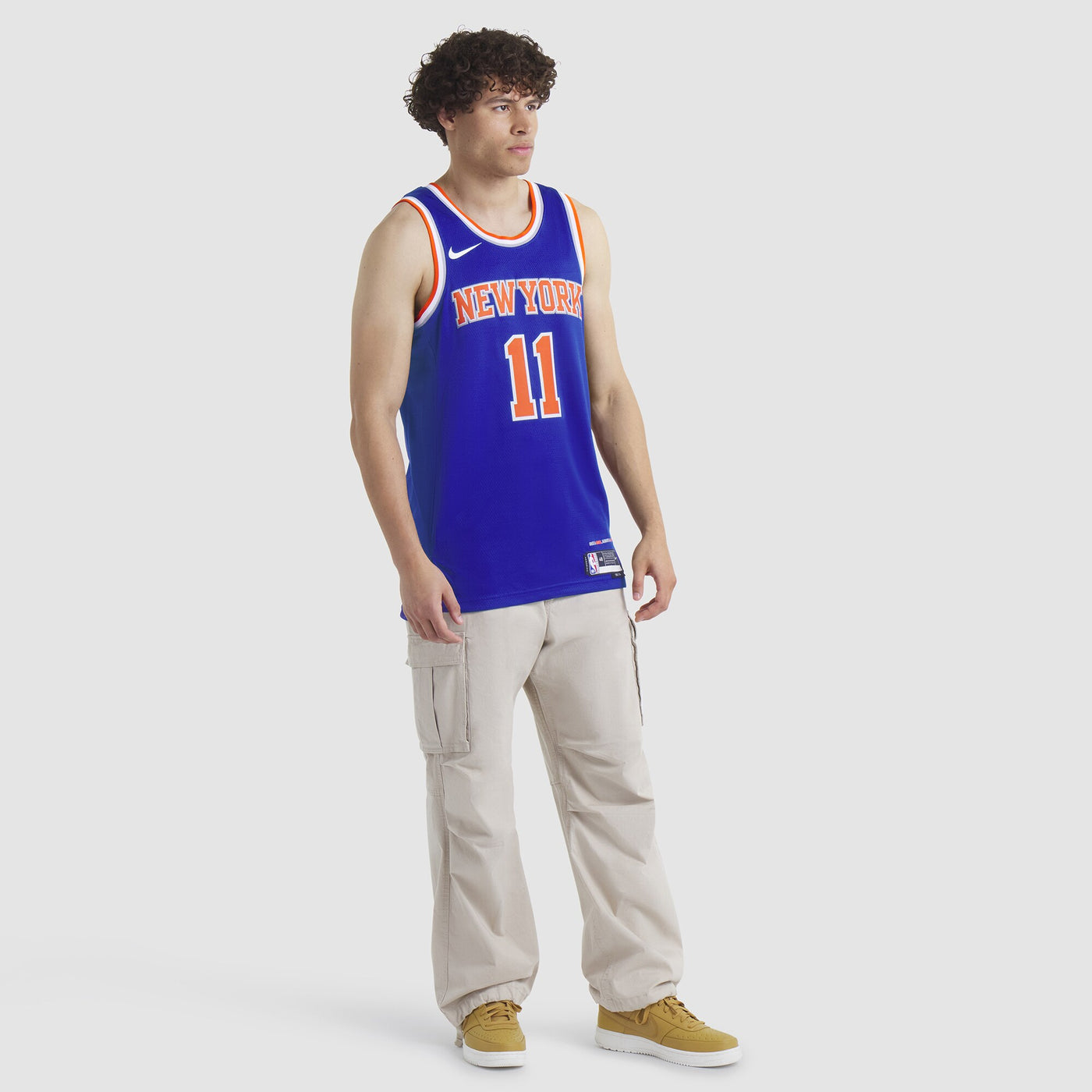 New York Knicks Nike Replica Icon Swingman Jersey - - Jalen Brunson