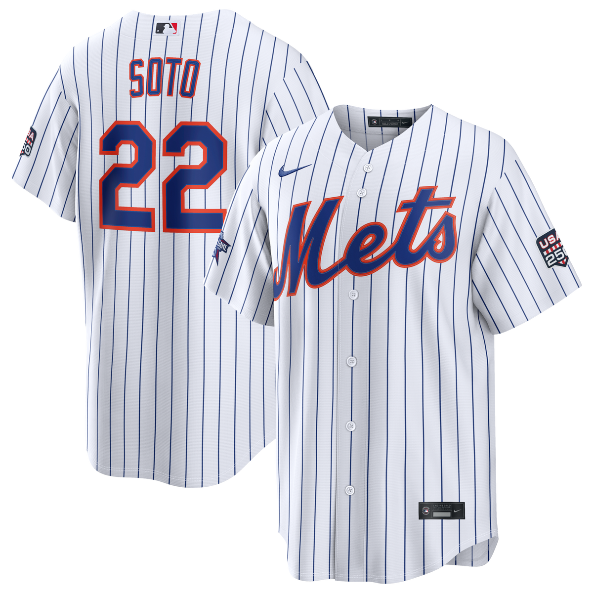 2026 All-Star Game New York Mets Juan Soto White Replica Jersey