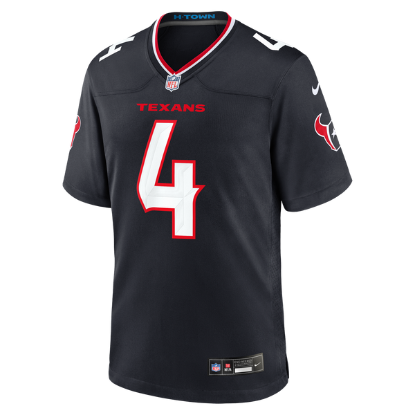Houston Texans Woody Marks Nike Navy Team Game Jersey