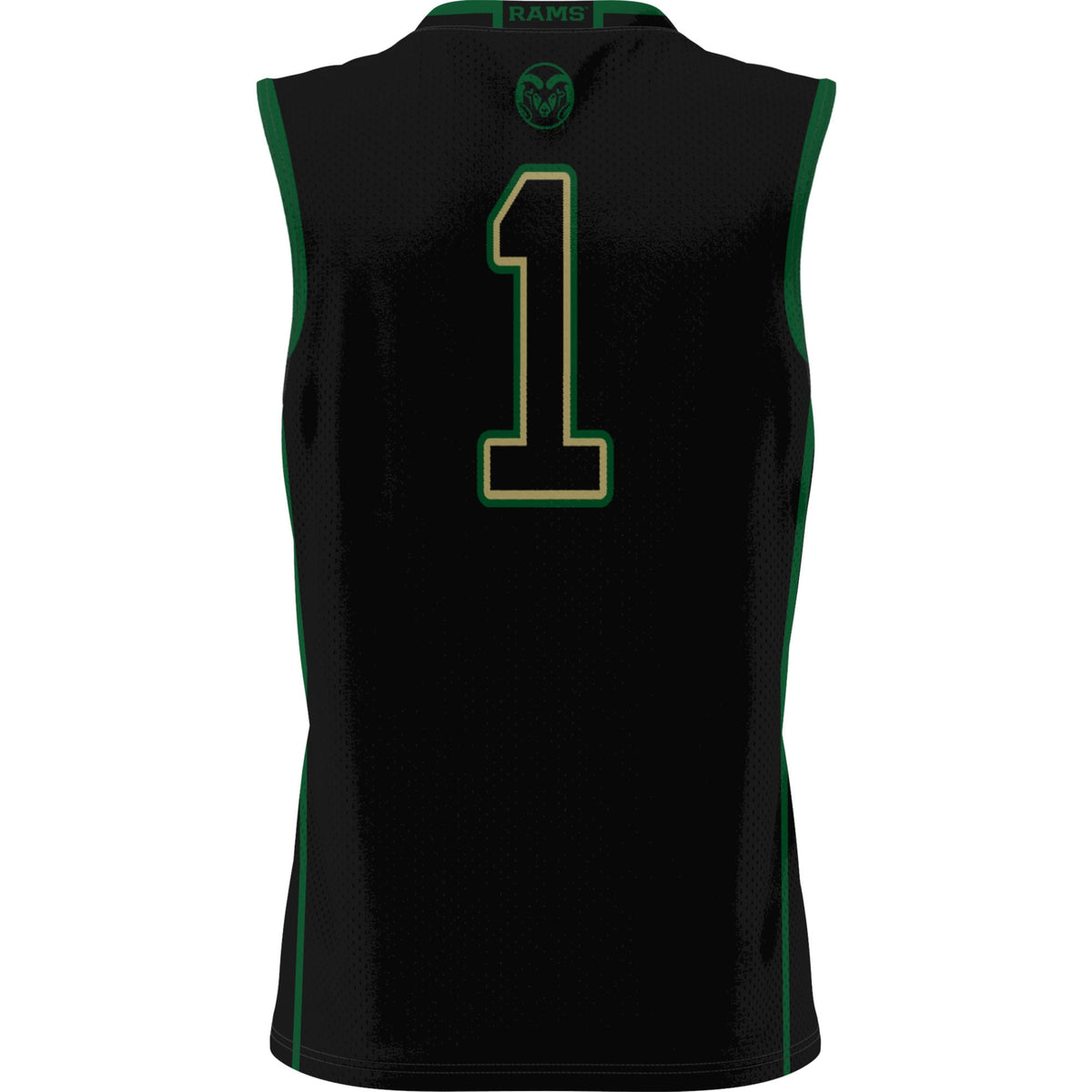 #1 Colorado State Rams GameDay Greats Lightweight Basketball Jersey - Black