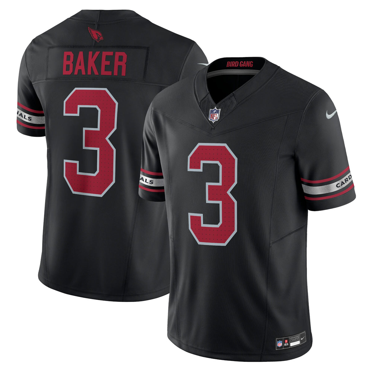 Arizona Cardinals Budda Baker Black Vapor F.U.S.E. Limited Jersey