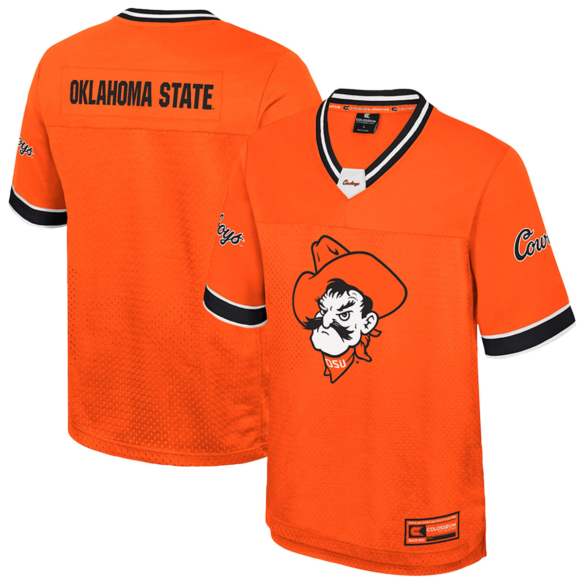Oklahoma State Cowboys Colosseum Nothing But The Hits Football Jersey - Orange