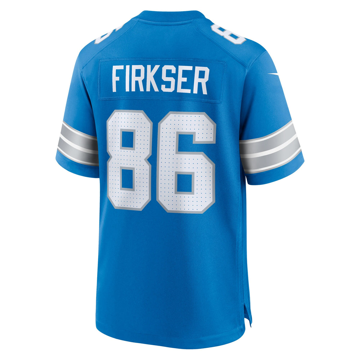 Detroit Lions Anthony Firkser Blue Team Game Jersey