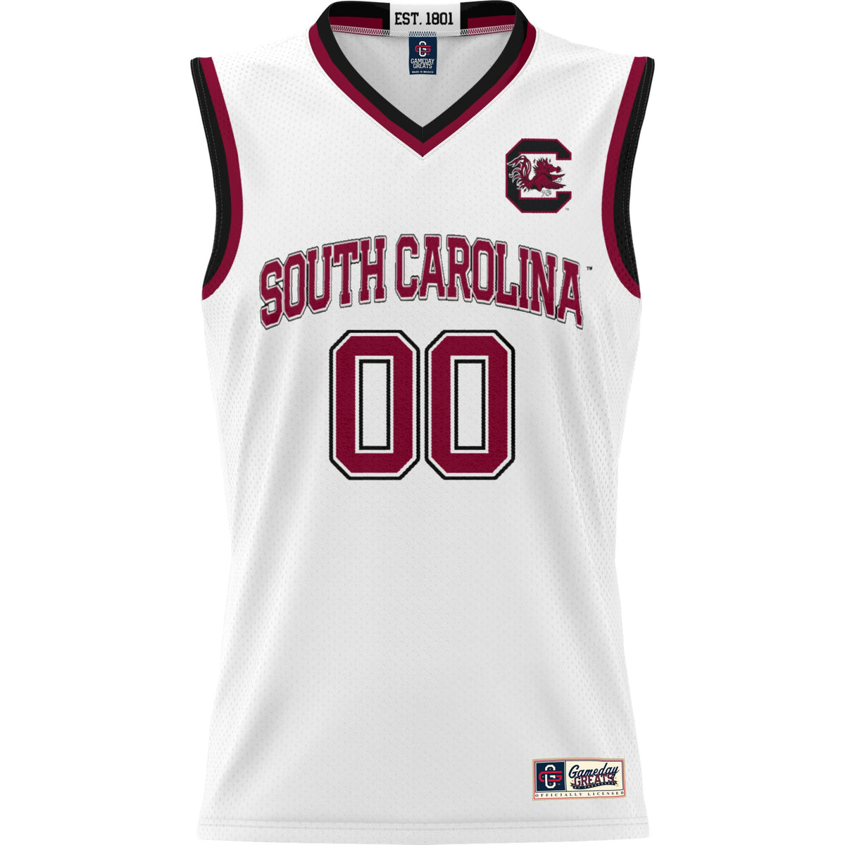 South Carolina Gamecocks GameDay Greats Lightweight NIL Pick-A-Player Basketball Jersey - White