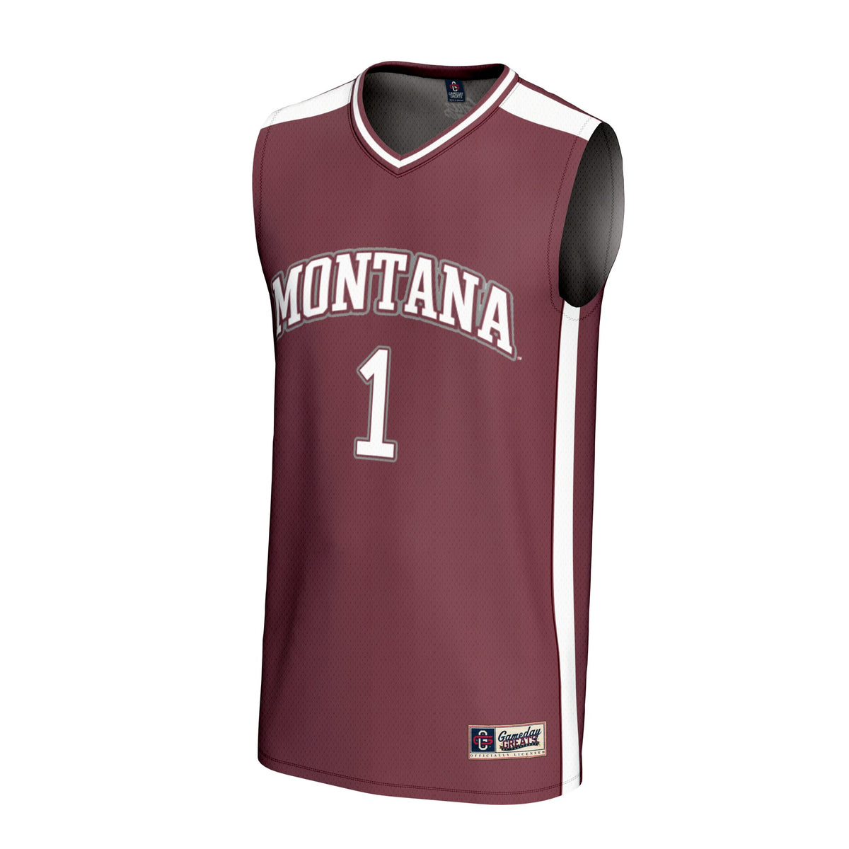 #1 Montana Grizzlies GameDay Greats Lightweight Basketball Fashion Jersey - Maroon