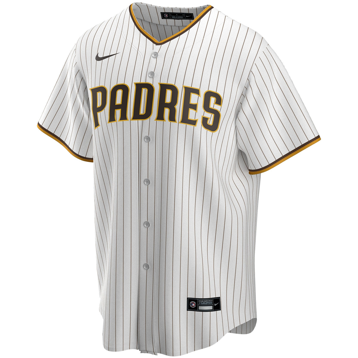 San Diego Padres White Home Replica Custom Jersey