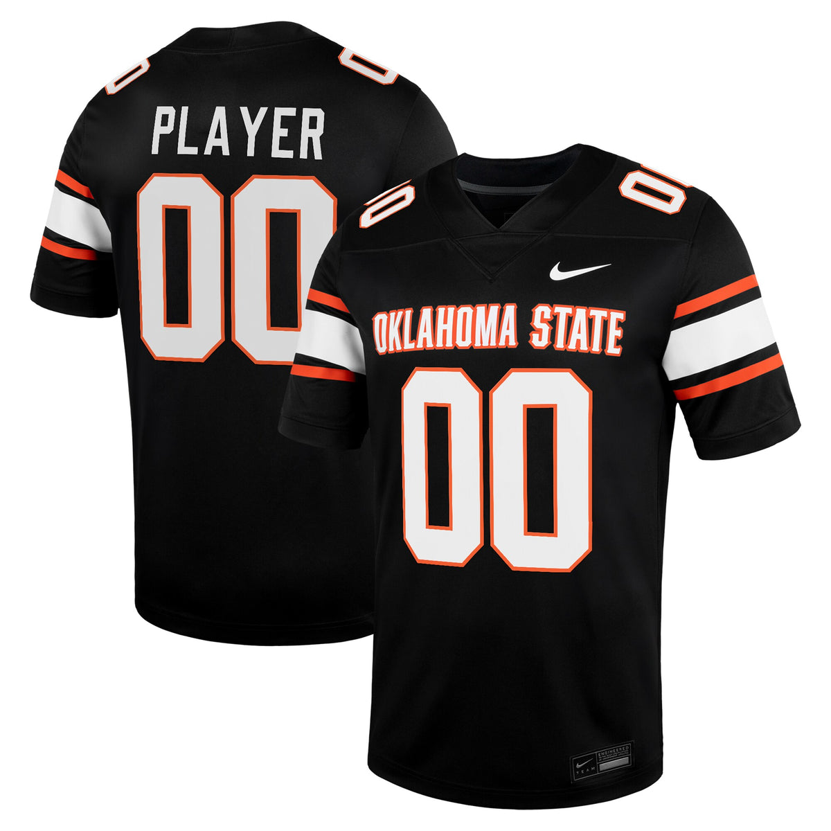 Oklahoma State Cowboys NIL Pick-A-Player Football Game Jersey - Black
