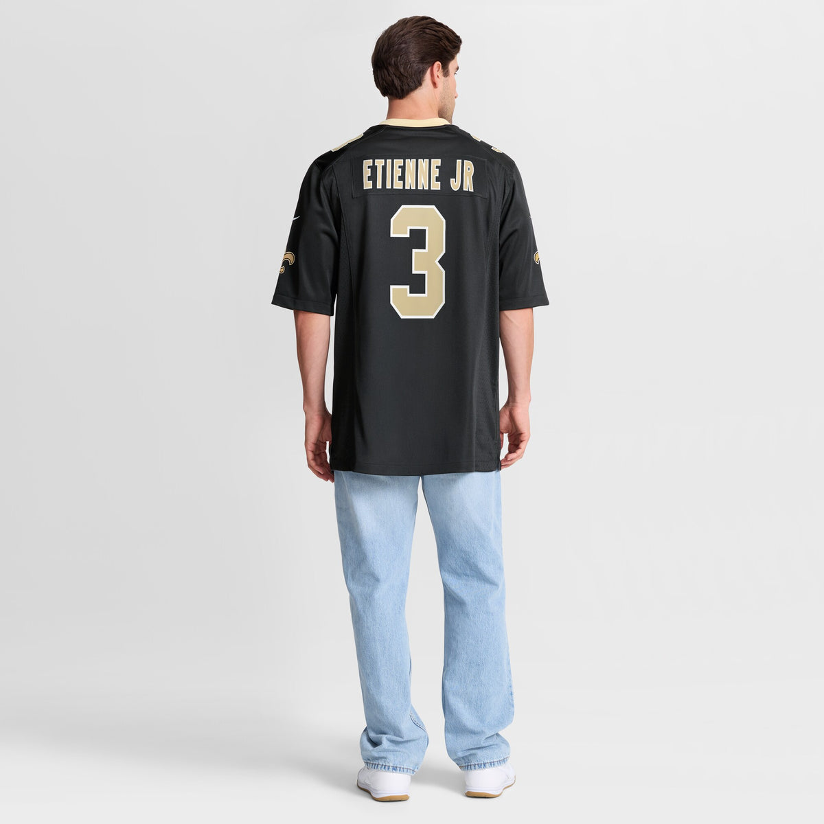 New Orleans Saints Travis Etienne Jr Black Game Jersey