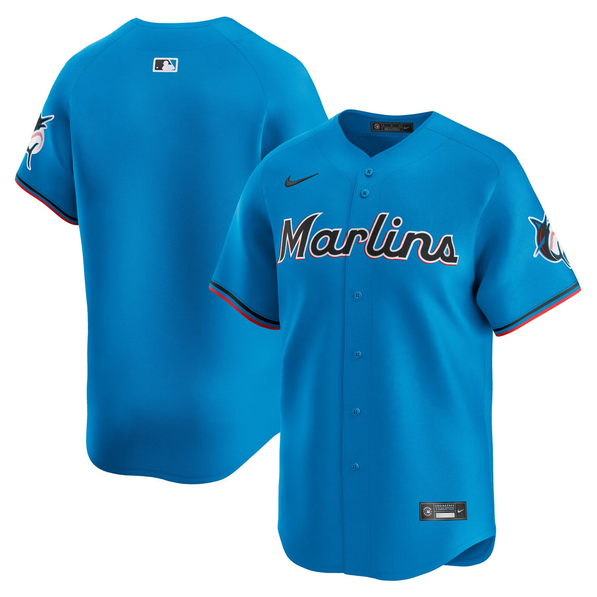 Miami Marlins Blue Limited Jersey