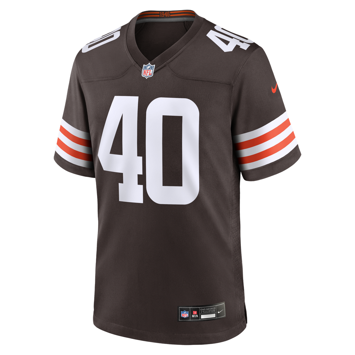 Cleveland Browns Nathaniel Watson Brown Team Game Jersey