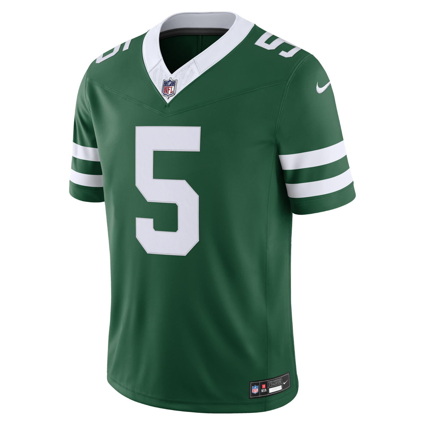 New York Jets Garrett Wilson Nike Legacy Green Team Vapor F.U.S.E. Stitched Limited Jersey