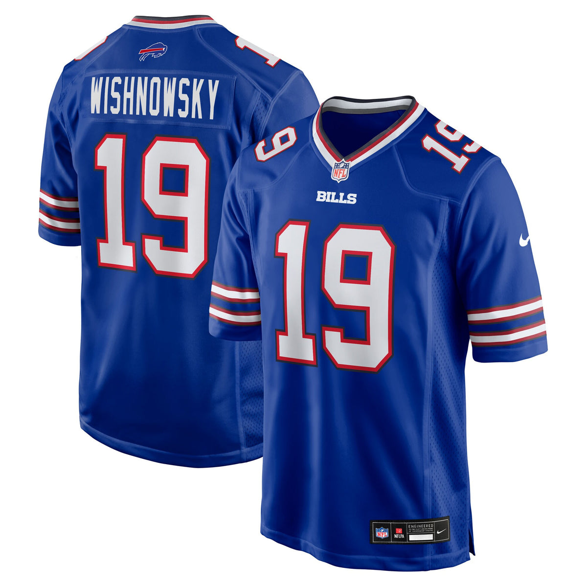 Buffalo Bills Mitch Wishnowsky Royal Team Game Jersey
