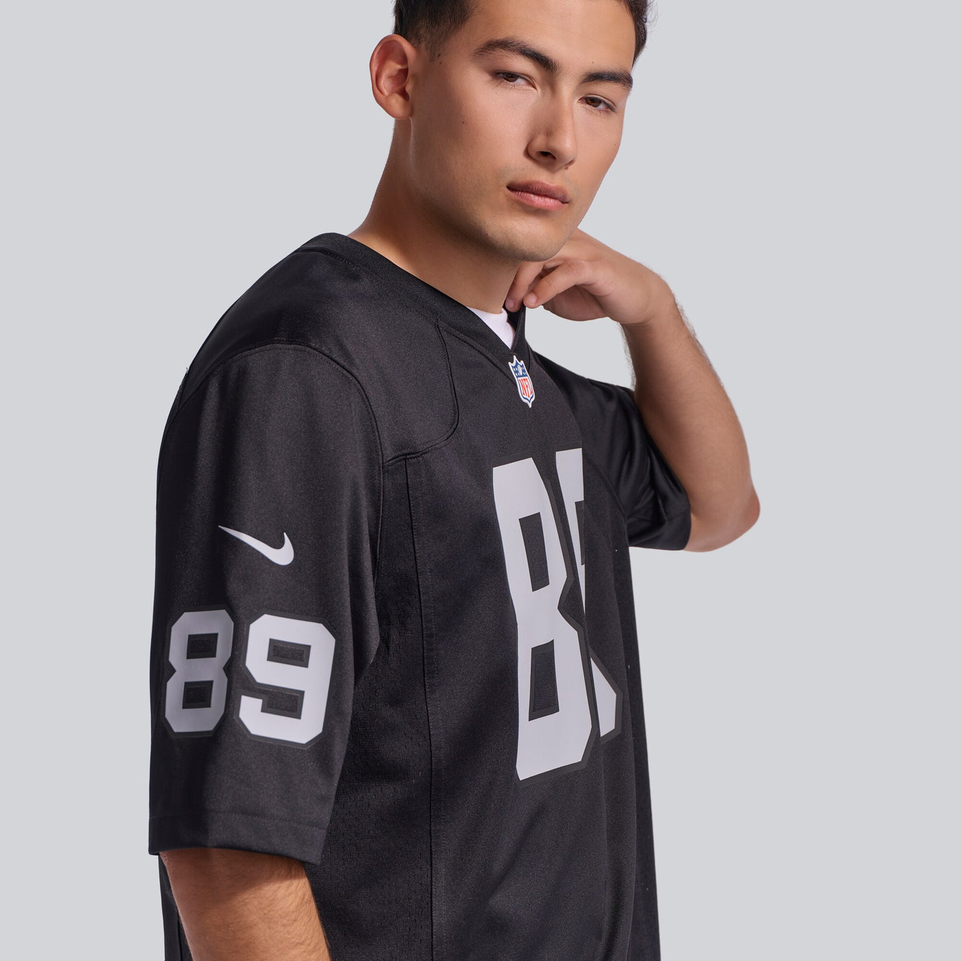 Las Vegas Raiders Brock Bowers Nike Black Player Game Jersey