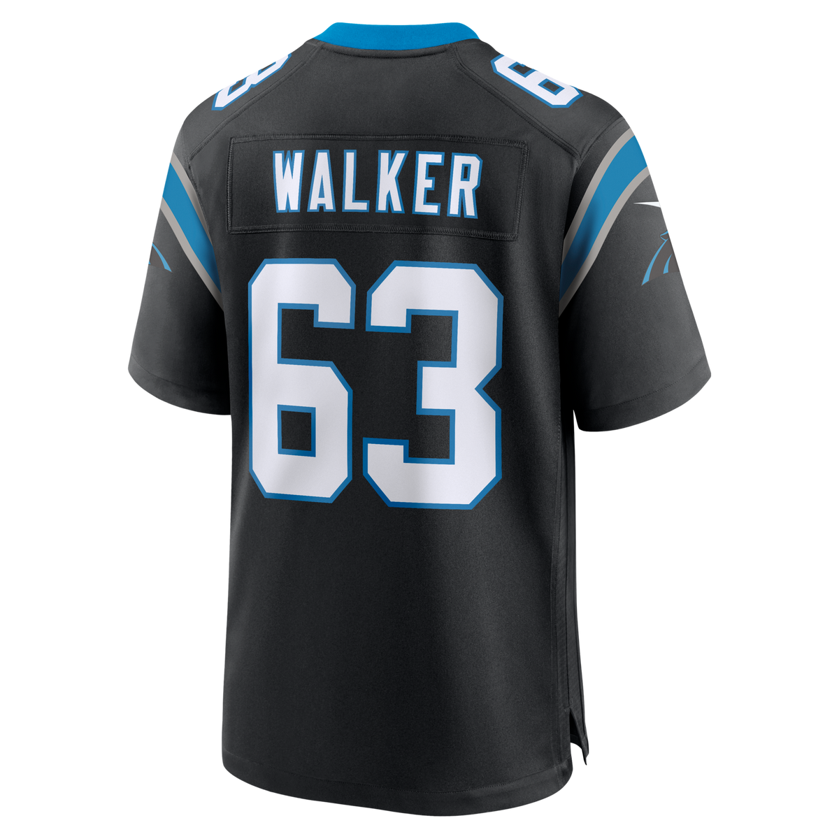 Carolina Panthers Rasheed Walker Black Team Game Jersey
