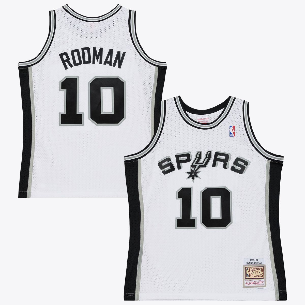 San Antonio Spurs Mitchell & Ness Dennis Rodman 1993 Authentic Jersey - White