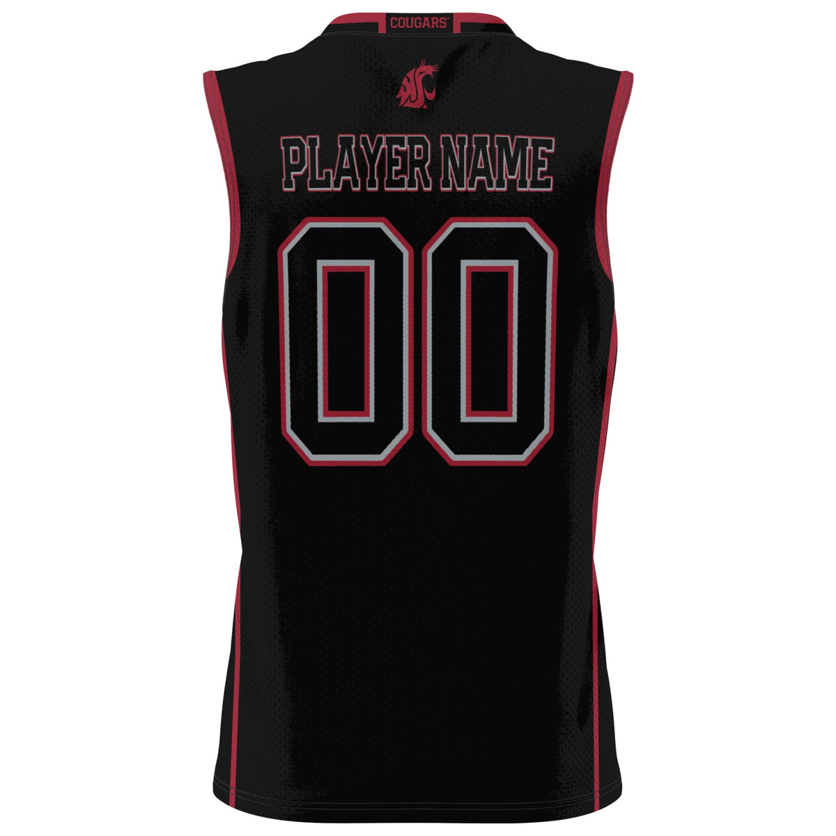 Washington State Cougars GameDay Greats NIL Pick-A-Player Basketball Jersey - Black