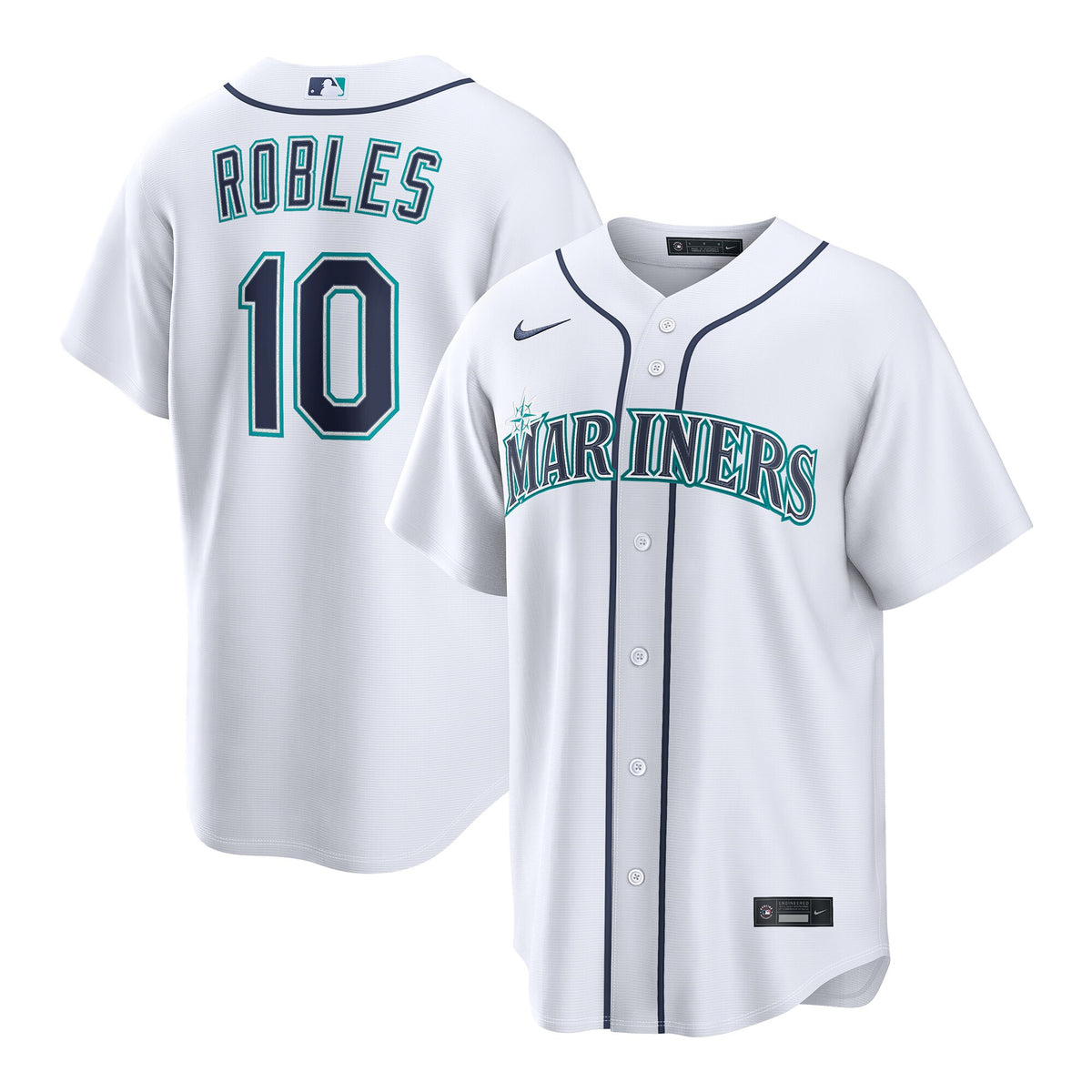 Seattle Mariners Victor Robles White Home Replica Jersey
