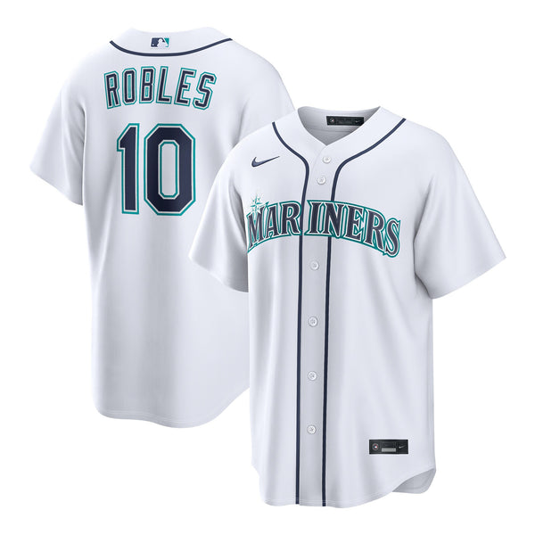 Seattle Mariners Victor Robles White Home Replica Jersey