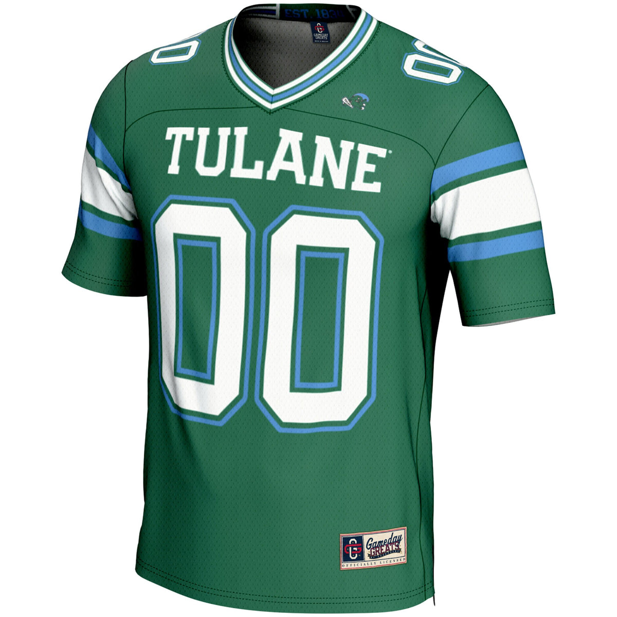 Tulane Green Wave GameDay Greats NIL Pick-A-Player Football Jersey - Green