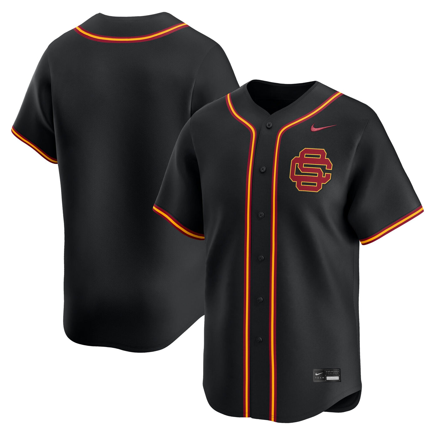 Nike Black USC Trojans Baseball Limited Jersey