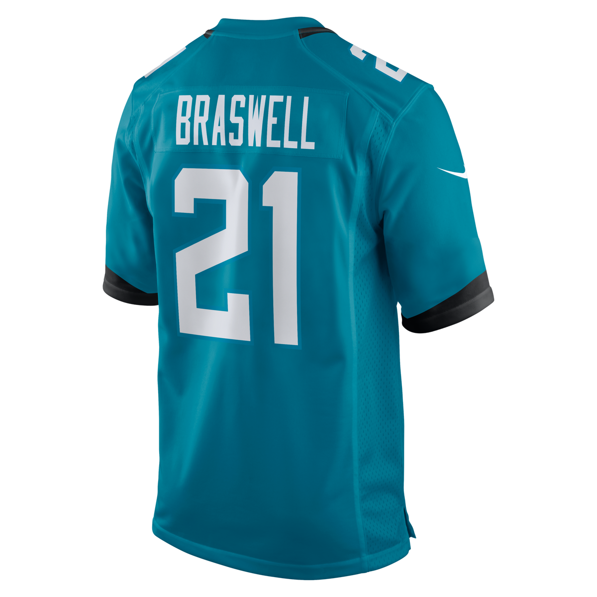 Jacksonville Jaguars Christian Braswell Teal Team Game Jersey