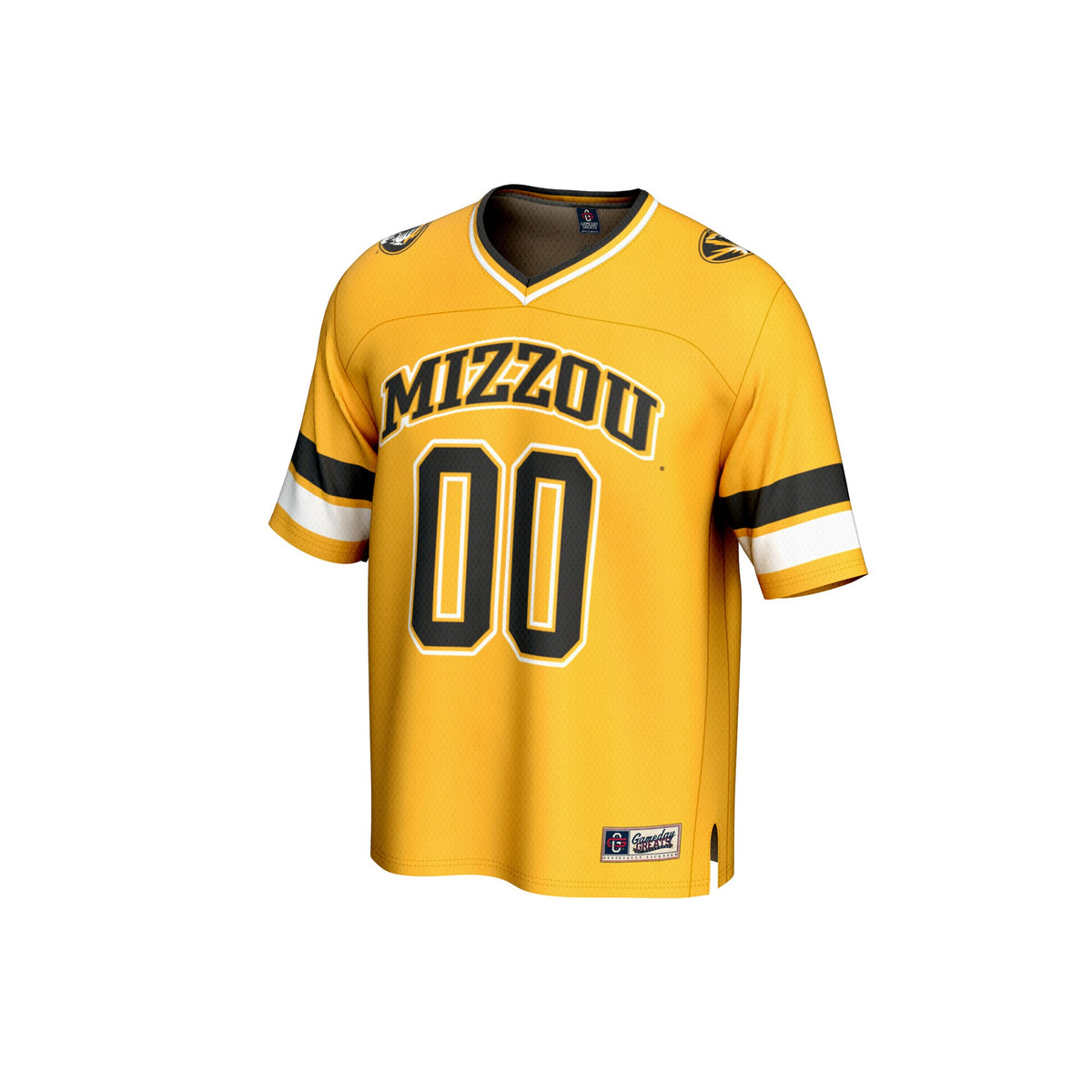 Missouri Tigers GameDay Greats NIL Pick-A-Player Football Fashion Jersey - Gold