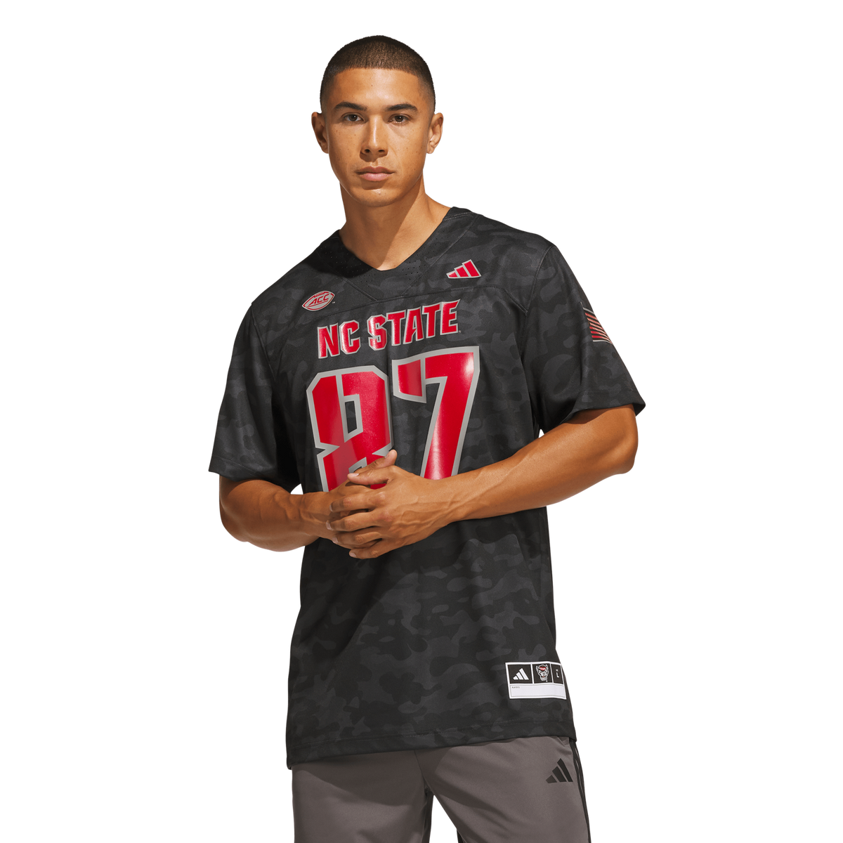 #87 NC State Wolfpack Honor & Support Premier Strategy Jersey - Black