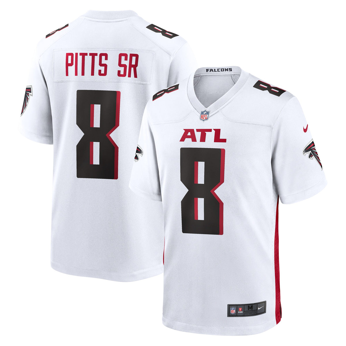 Atlanta Falcons Kyle Pitts Sr. White White Game Jersey