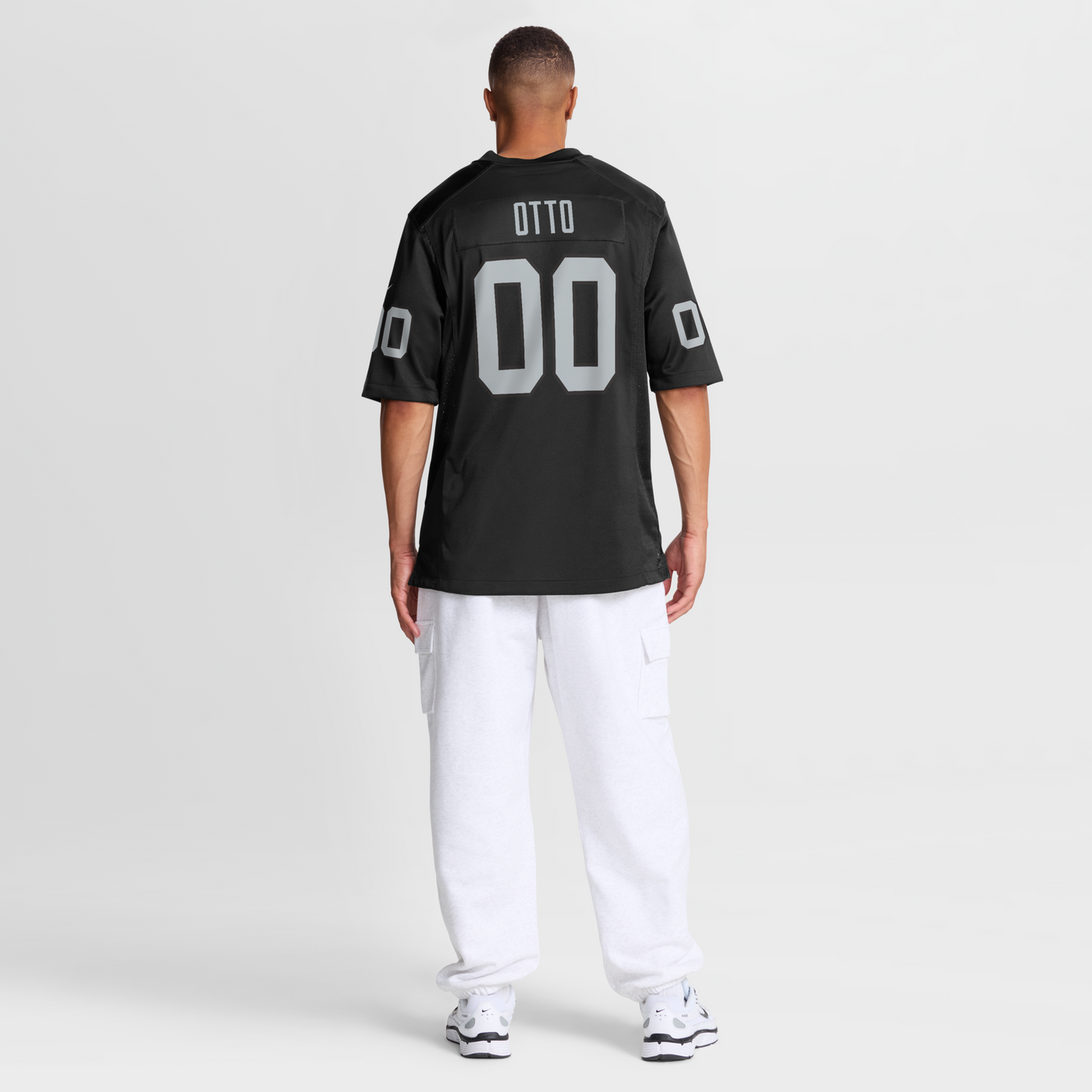 Las Vegas Raiders Jim Otto Nike Black Game Retired Player Jersey