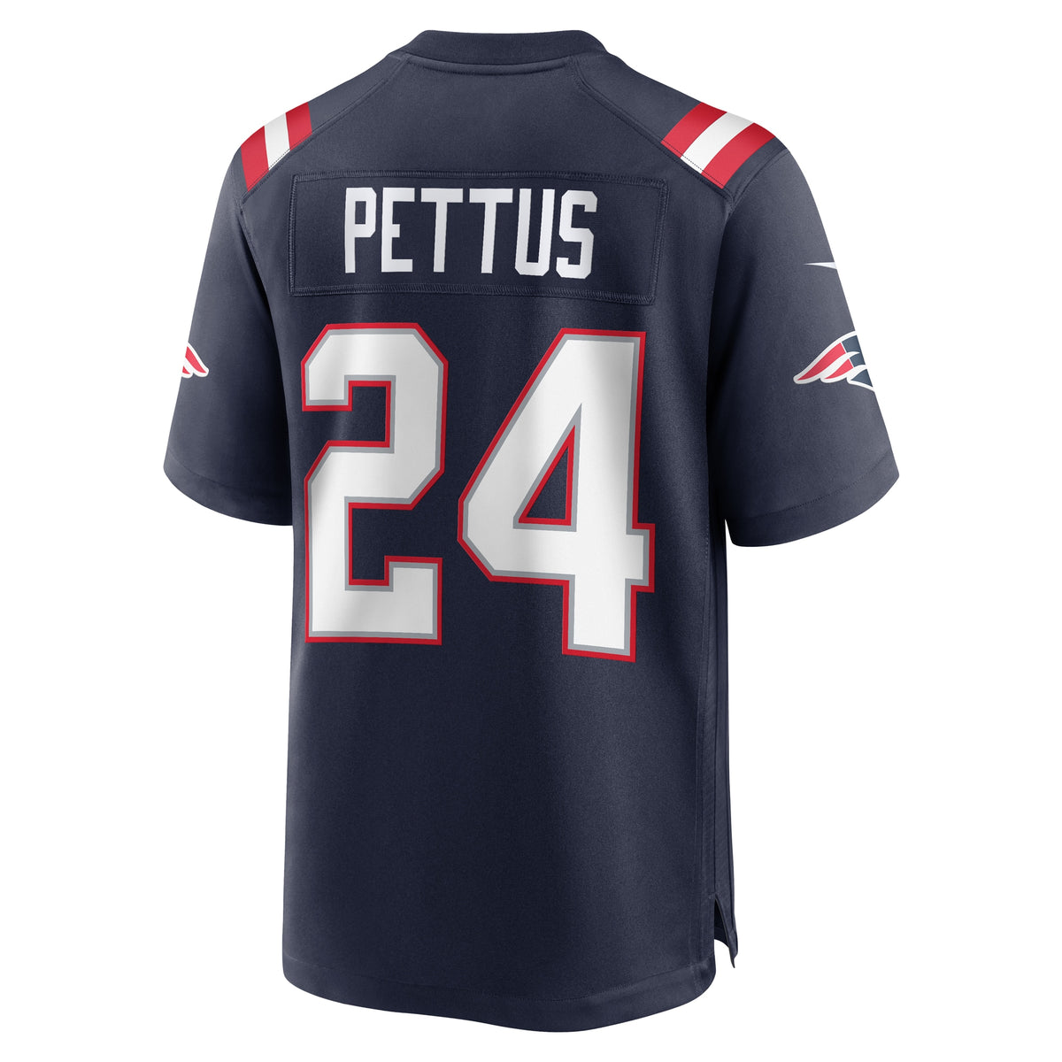 New England Patriots Dell Pettus Navy Game Jersey