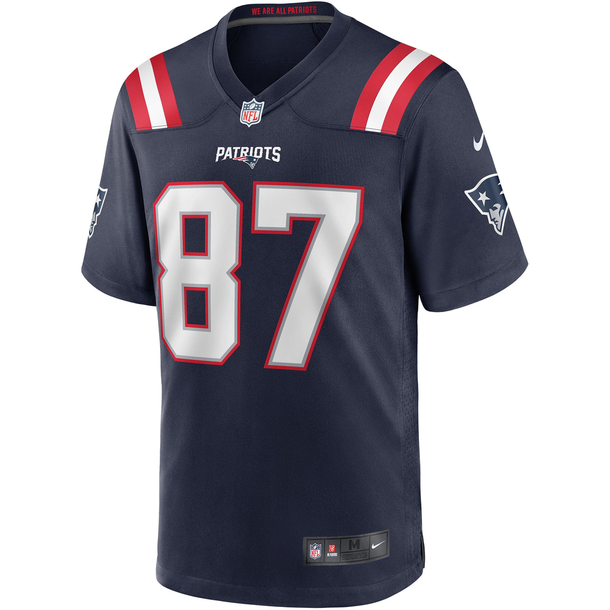 New England Patriots Ben Coates Navy Game Retired Player Jersey