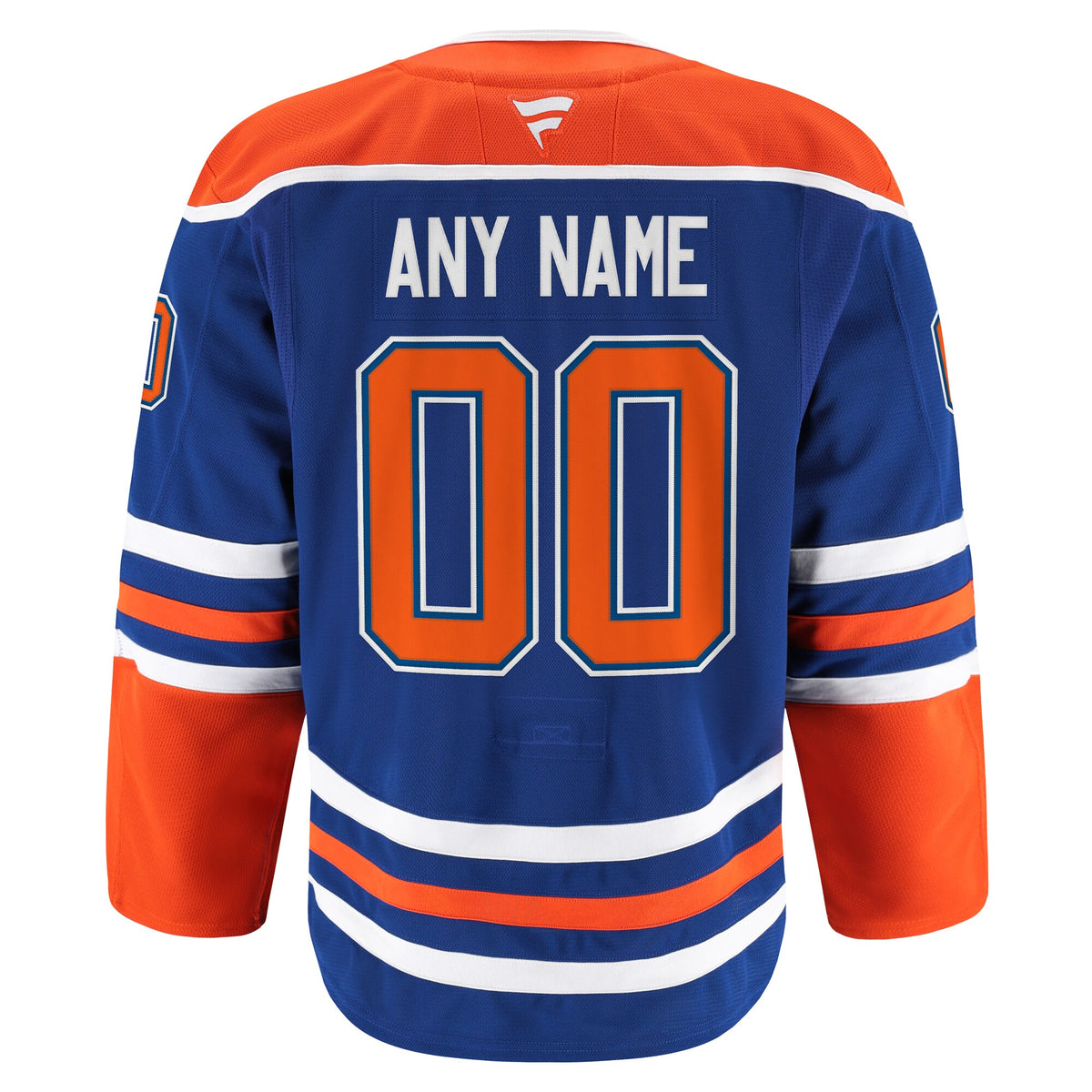 Edmonton Oilers Fanatics Royal Home Authentic Pro Custom Jersey