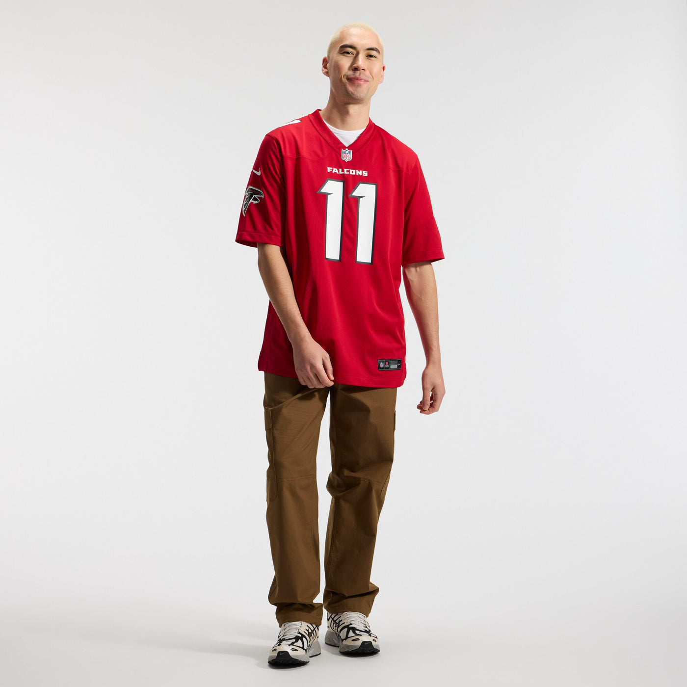 Atlanta Falcons Jalon Walker Nike Red Game Jersey
