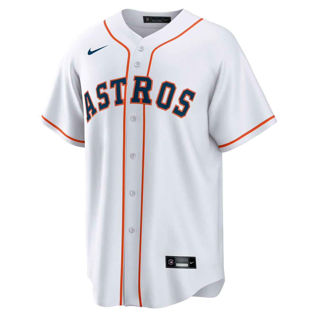 Houston Astros White Home Big & Tall Replica Jersey