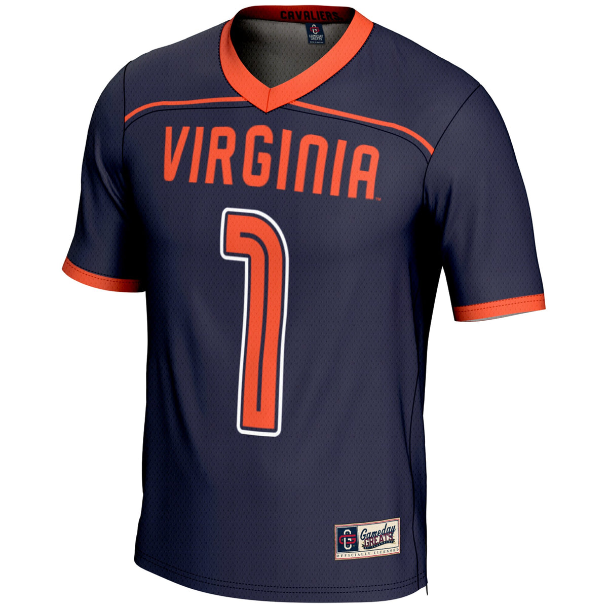 #1 Virginia Cavaliers GameDay Greats Lightweight Lacrosse Jersey - Navy