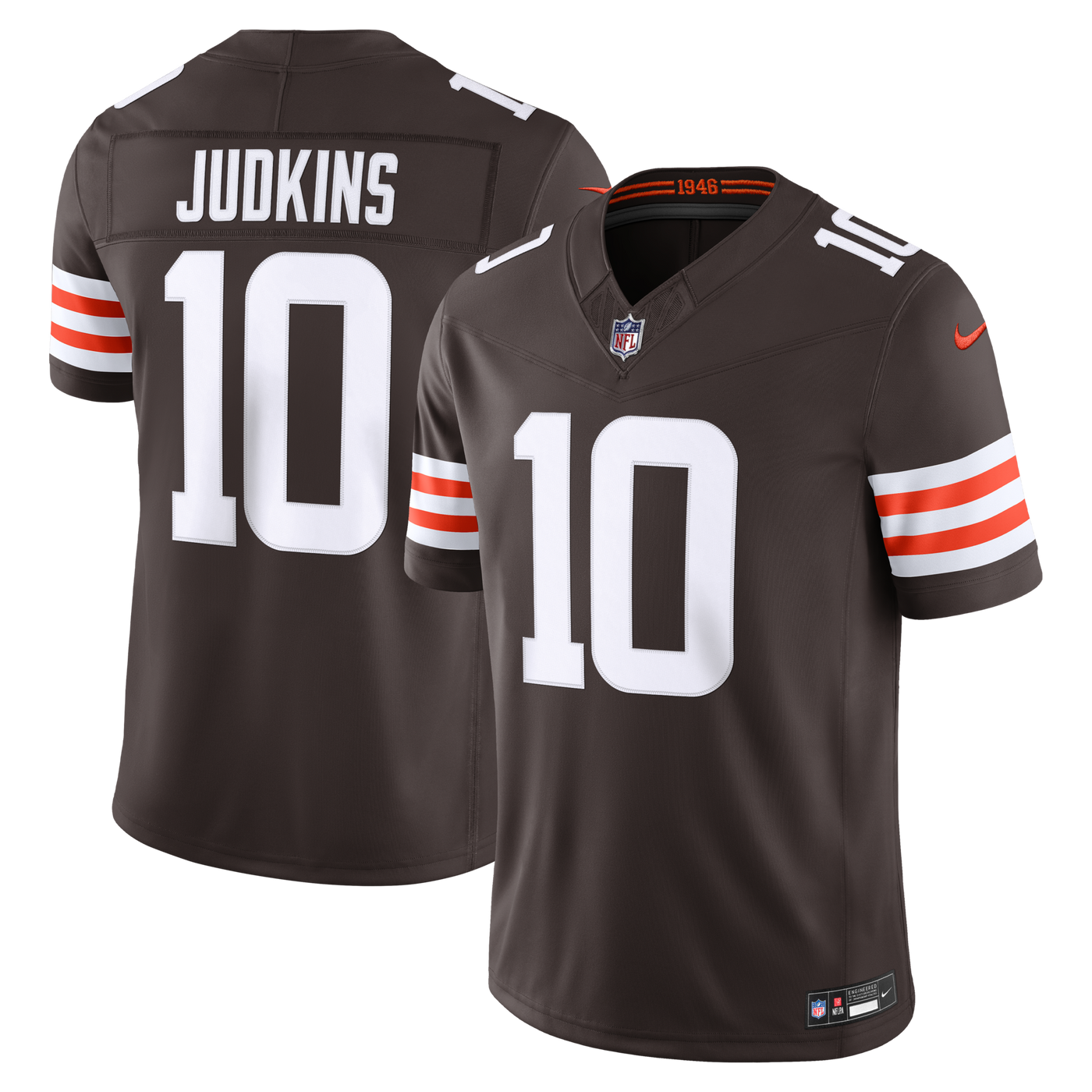 Cleveland Browns Quinshon Judkins Nike Brown Team Vapor F.U.S.E. Stitched Limited Jersey