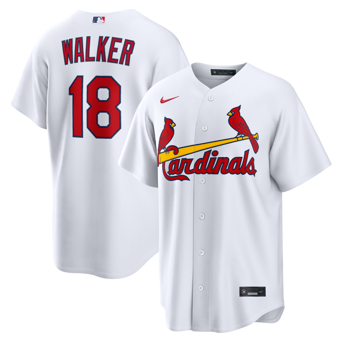 St. Louis Cardinals Jordan Walker White Home Replica Jersey