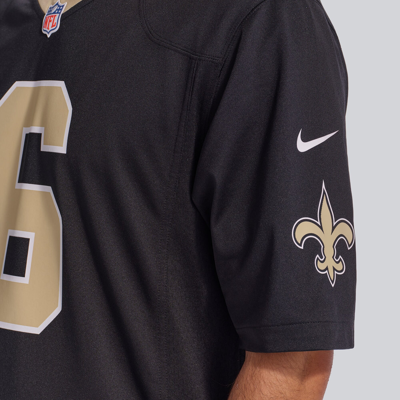 New Orleans Saints Tyler Shough Nike Black Game Jersey