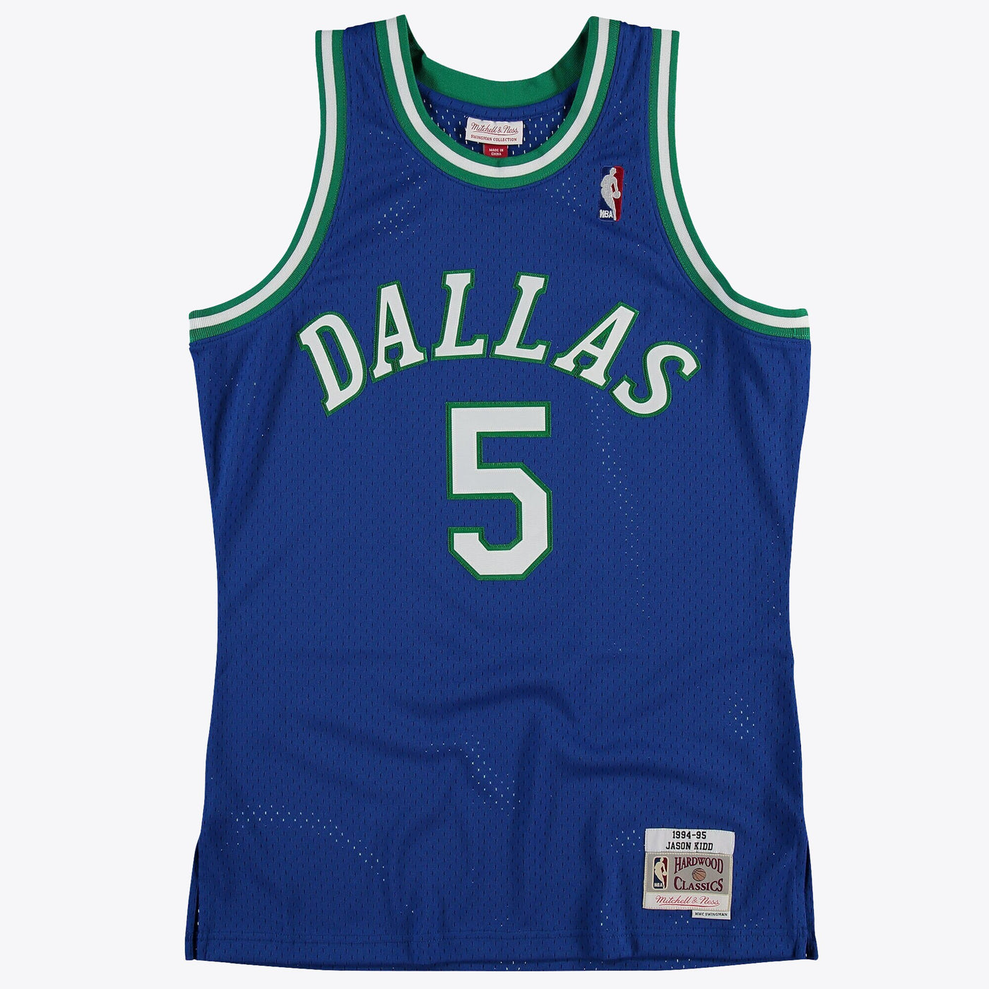 Dallas Mavericks Jason Kidd 1997 Hardwood Classics Road Swingman Jersey By Mitchell & Ness - Royal -