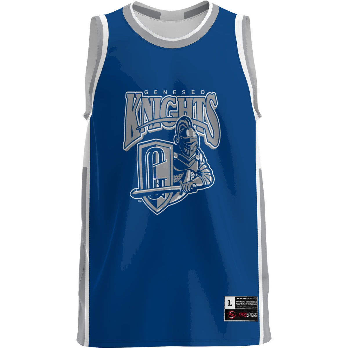 SUNY Geneseo Knights GameDay Greats Lightweight Basketball Jersey - Blue