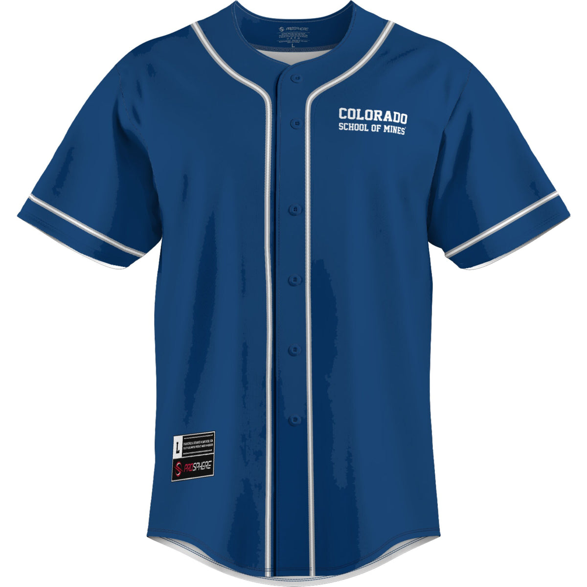 Colorado School of Mines Orediggers GameDay Greats Lightweight Baseball Jersey - Blue