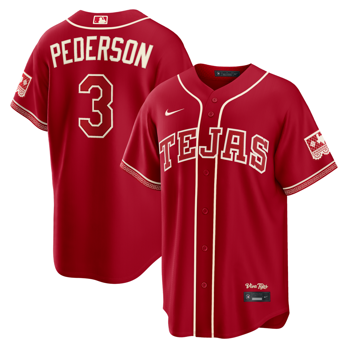 Texas Rangers Joc Pederson Red 2026 City Connect Stadium Jersey