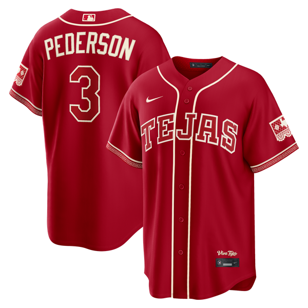 Texas Rangers Joc Pederson Red 2026 City Connect Stadium Jersey