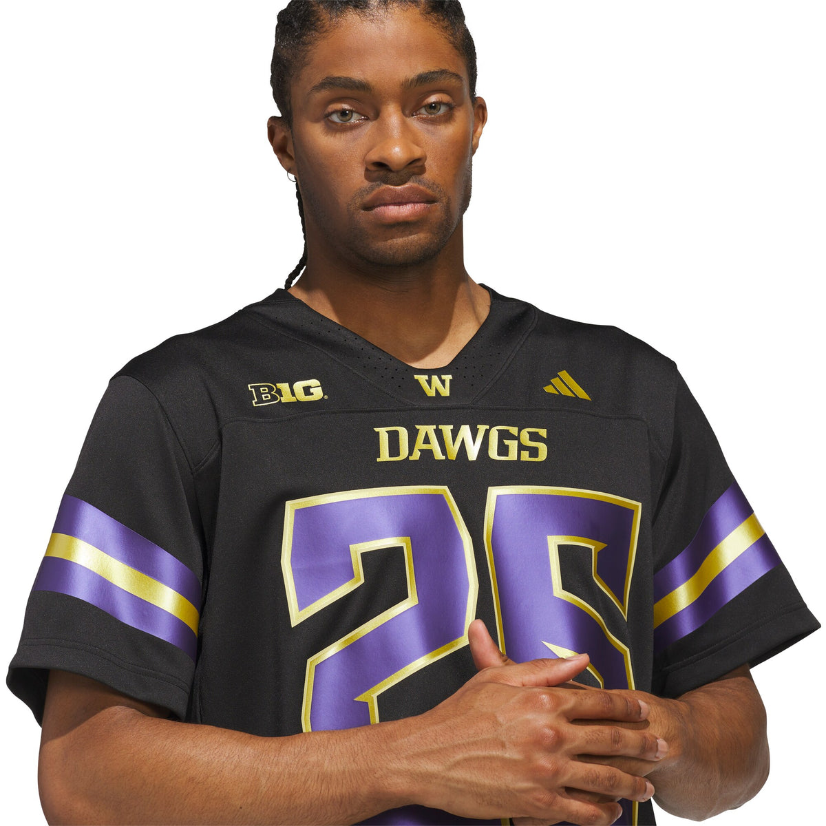 #26 Washington Huskies Unleash the Dawgs Premier Strategy Jersey - Black