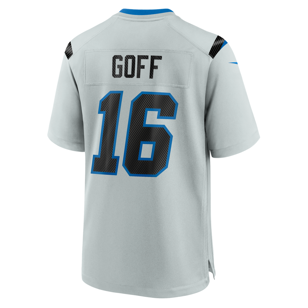 Detroit Lions Jared Goff Nike Silver 2026 Rivalries Collection Game Jersey